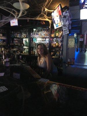 Their gorgeous bartender Jules