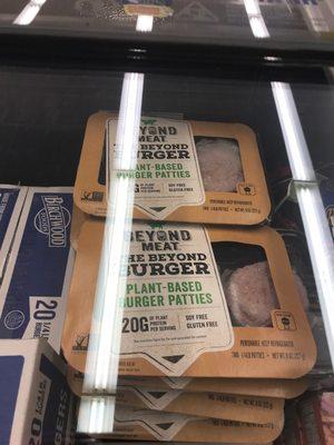 They now have Beyond Burger in the meat section. Now if they can get Just Egg my happiness will be complete.