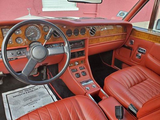 1978 RR Corniche Interior