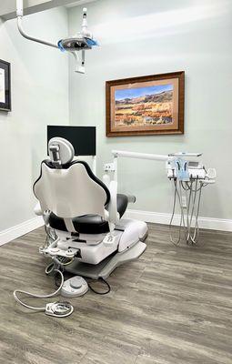 Dental Exam Room in Hall Dental Group