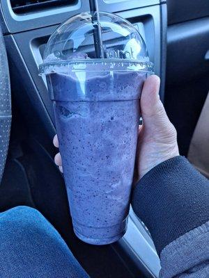 Blueberry Banana Protein Shake!