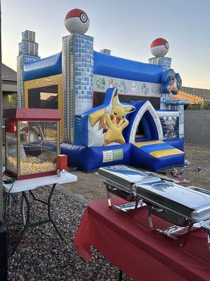 Pokémon Bouncer and the Popcorn Machine