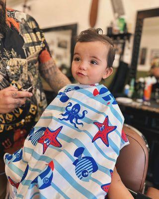 Kids first haircut