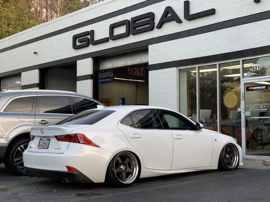 Lowered car is our business, come to the experts.