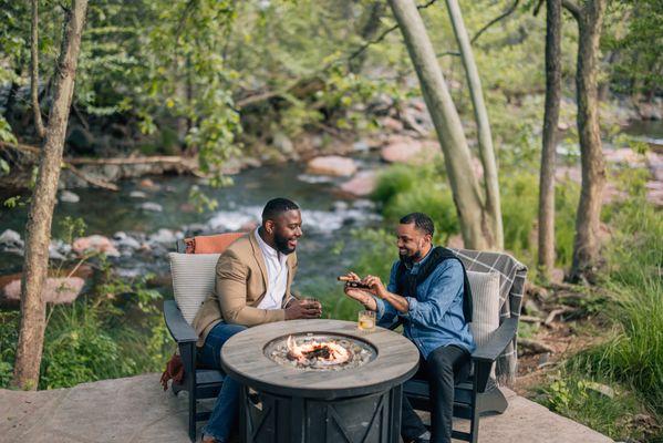 Cigar experience at L'Auberge de Sedona