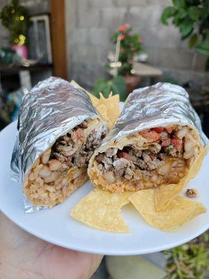 Carne asada burrito