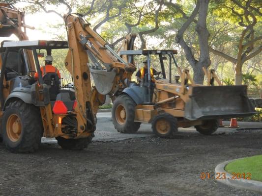 Parking  lot repairs