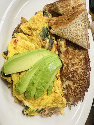 Veggie omelette