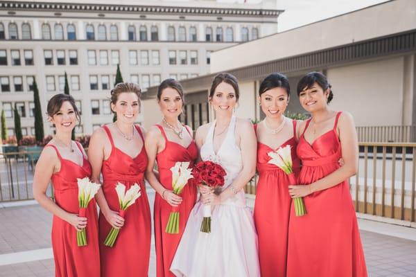 My entire bridal party was feeling and looking amazing after Gerine did our makeup. (Photography by Studio Merima)