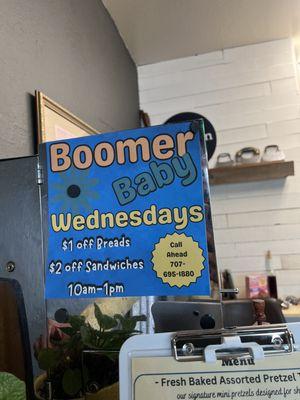 Deals on Wednesdays