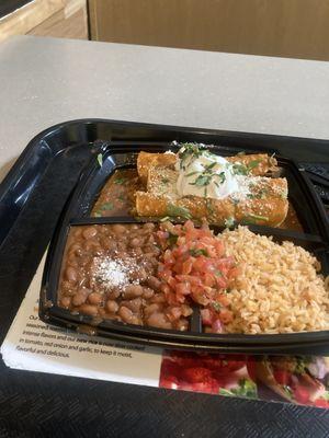 Enchiladas Rojas.