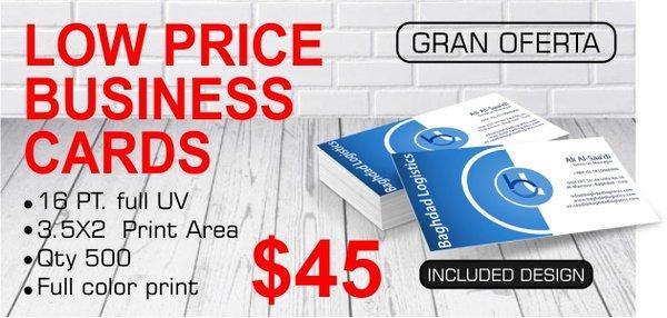 Business Cards Low Price New Jersey | New York