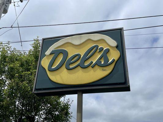 Del's sign