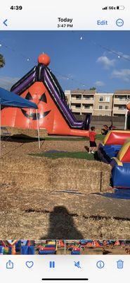 Bounce house obstacle course