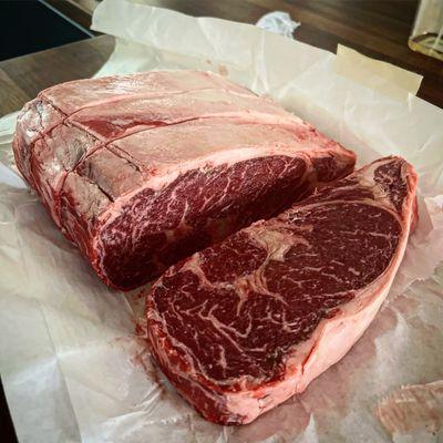 Ribeyes cut at 1.75 inch