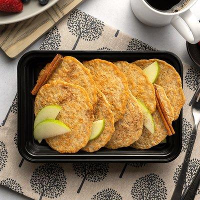 Apple Cinnamon Protein Pancakes