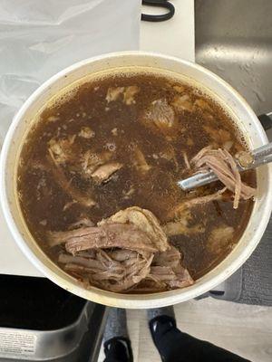 Birria caldo