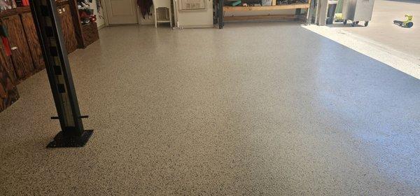 My epoxy garage floor.