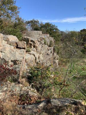 View of the cliff