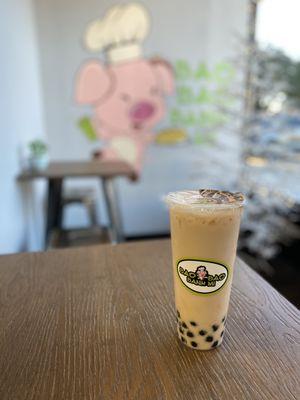 Milk tea with boba