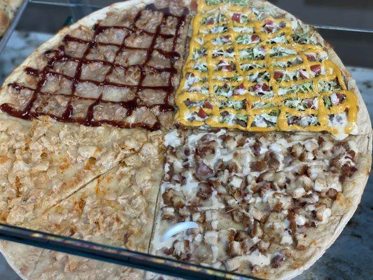 Variety of specialty slices