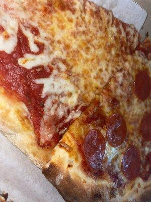 Pepperoni pizza  Cheese pizza