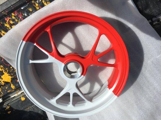 Custom wheels for Ducati V4S