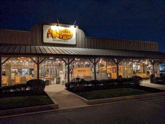 Cracker Barrel in Evansville at 6am