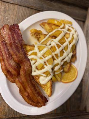 peaches and cream french toast