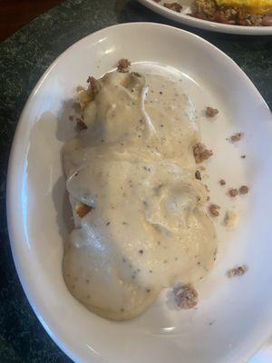 Biscuits and house made sausage gravy