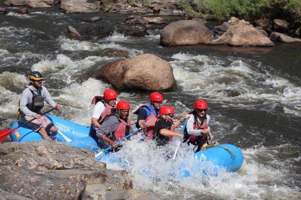 These boulders are under water in June