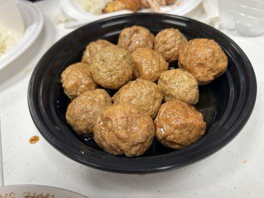 Fried fish balls