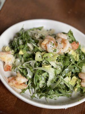 Arugula & Avocado with Shrimp