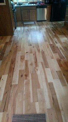 Hickory hardwood job