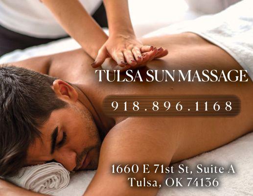 #MassageTherapy #DeepTissueMassage #SwedishMassage #HotStoneMassage #TulsaSpa