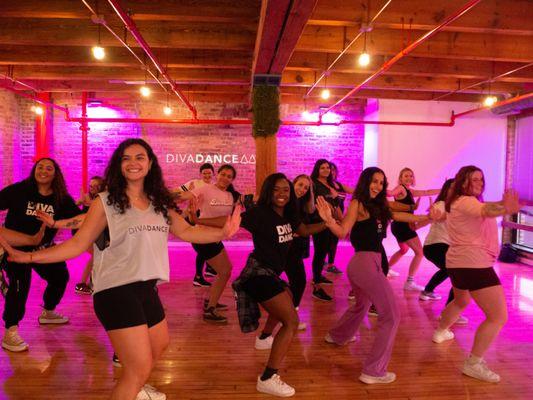 Our classes are pop-music choreography classes, which means you'll learn an actual full dance routine to a specific song in each class!