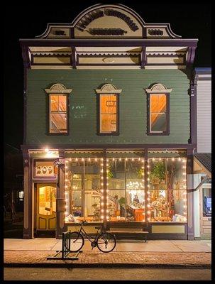 View into The Breadery from Main street