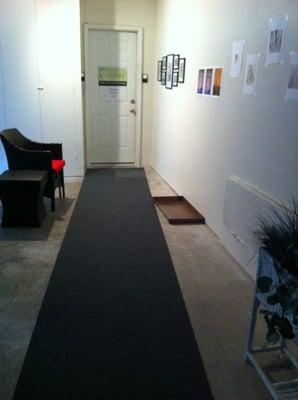 Entry to the relaxing Renton studio