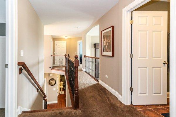 Second floor hallway in Karson I by DJK Homes