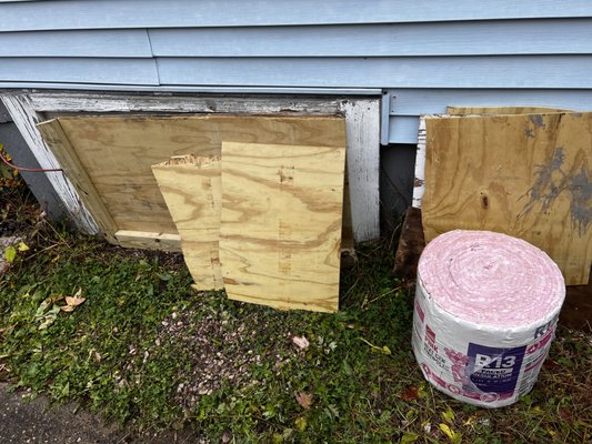 $250 for the crawl space door that looks like that!