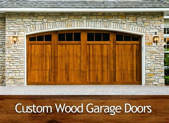 Design your own Custom Wood Garage Doors