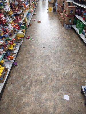 Messy aisles