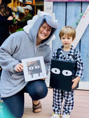 Dress up as your favorite character in a story for Halloween!