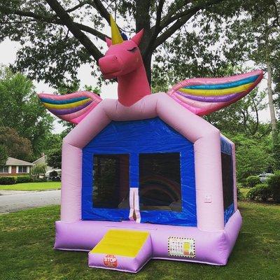 Unicorn bounce house