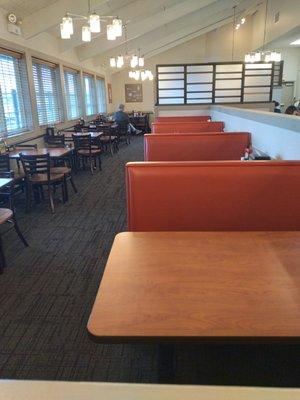 Spacious atmosphere... comfortable seating!