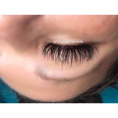 Virginia Valverde Lashes Makeup Hair