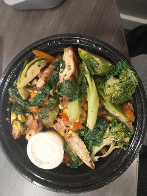 Veggie Chicken Bowl