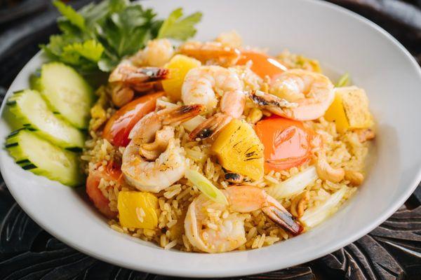 PINEAPPLE FRIED RICE W SHRIMP-$15.00