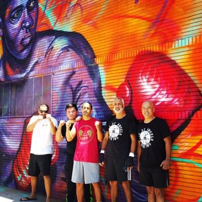 City of Angels boxing Trainers and Students.