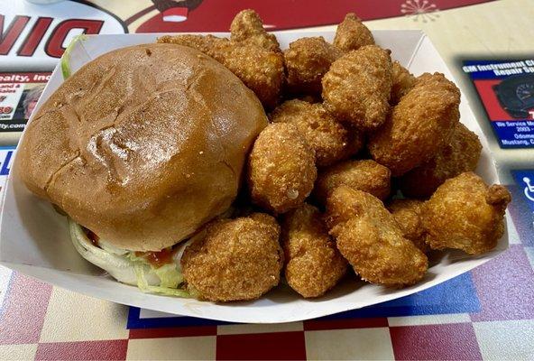 Cheeseburger and Corn Poppers